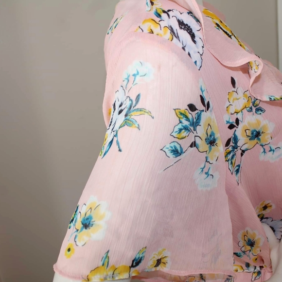 LUSH Botanical Printed Wrap Dress - Picture 3 of 8